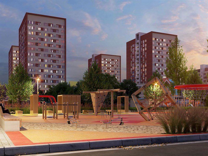 Фото №5: 2-комнатная квартира 63&nbsp;м², 14/18&nbsp;эт. - Знаменский, Карасунский внутригородской округ, мкр. Родные Просторы