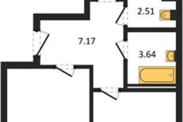 Фото №1: 2-комнатная квартира 72 м², 2/18 эт. - Знаменский, мкр. Родные Просторы,