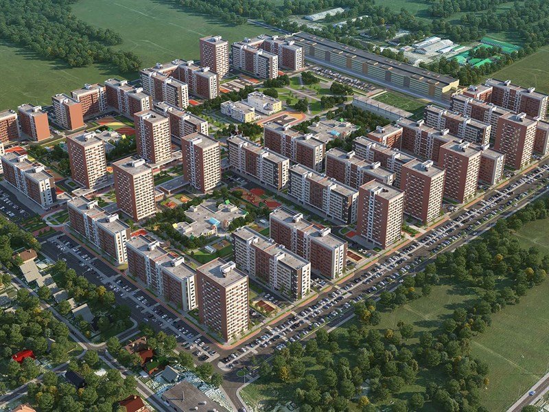Фото №4: 1-комнатная квартира 47&nbsp;м², 8/18&nbsp;эт. - Знаменский, Карасунский внутригородской округ, мкр. Родные Просторы