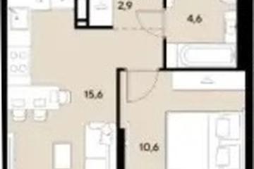 Фото №1: 1-комнатная квартира 35 м², 9/18 эт. - Краснодар, мкр. Прикубанский внутригородской округ,