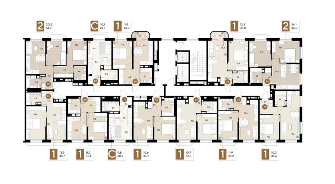Фото №8: 1-комнатная квартира 31&nbsp;м², 8/18&nbsp;эт. - Краснодар, мкр. Прикубанский внутригородской округ