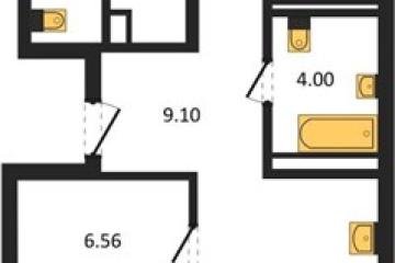 Фото №1: 3-комнатная квартира 84 м², 3/18 эт. - Краснодар, мкр. Прикубанский внутригородской округ,