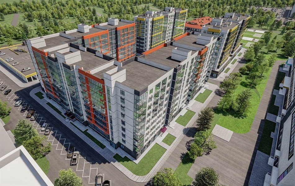 Фото №2: 1-комнатная квартира 36&nbsp;м², 5/9&nbsp;эт. - Краснодар, Прикубанский внутригородской округ, мкр. жилой комплекс Зелёная Территория