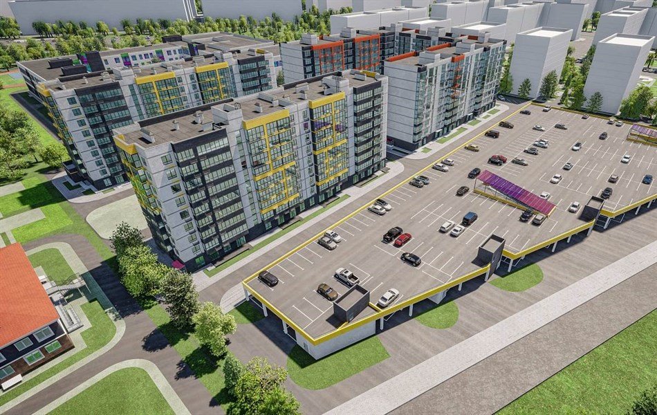 Фото №7: 3-комнатная квартира 80&nbsp;м², 5/9&nbsp;эт. - Краснодар, Прикубанский внутригородской округ, мкр. жилой комплекс Зелёная Территория