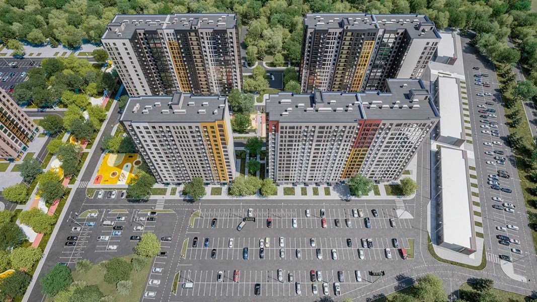 Фото №7: 2-комнатная квартира 55&nbsp;м², 16/16&nbsp;эт. - Яблоновский, мкр. ЖК Мегасити