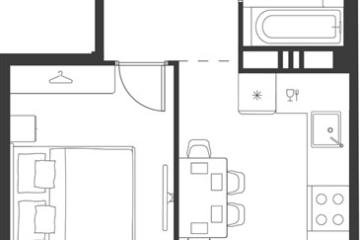 Фото №1: 1-комнатная квартира 39 м², 13/18 эт. - Краснодар, мкр. Прикубанский внутригородской округ,