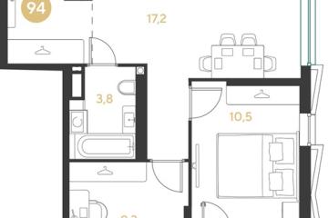Фото №1: 2-комнатная квартира 48 м², 3/18 эт. - Краснодар, мкр. Прикубанский внутригородской округ,