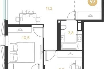 Фото №1: 2-комнатная квартира 48 м², 7/18 эт. - Краснодар, мкр. Прикубанский внутригородской округ,