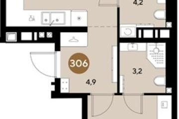 Фото №1: 2-комнатная квартира 61 м², 3/18 эт. - Краснодар, мкр. ЖК Грейд,