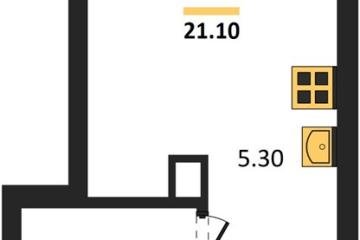 Фото №1: Студия 21&nbsp;м², 3/18&nbsp;эт. - Краснодар, мкр. ЖК Грейд, 