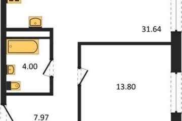 Фото №1: 2-комнатная квартира 81 м², 14/18 эт. - Краснодар, мкр. жилой квартал Патрики,