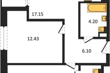 Фото №1: 2-комнатная квартира 63 м², 11/18 эт. - Краснодар, мкр. жилой квартал Патрики,