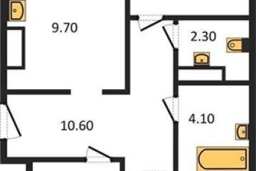 Фото №1: 2-комнатная квартира 72 м², 3/8 эт. - Краснодар, мкр. жилой комплекс Югге,
