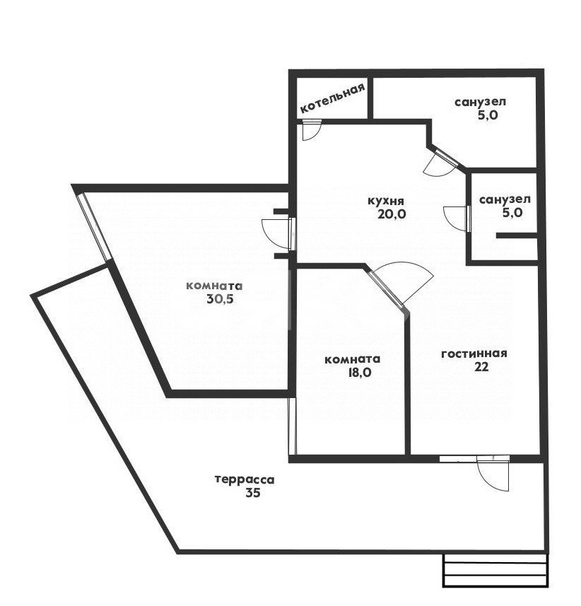 Фото №30: 3-комнатная квартира 110&nbsp;м², 1/17&nbsp;эт. - Геленджик, Толстый Мыс, мкр. жилой комплекс Акватория, ул. Крымская, 3к4