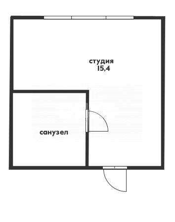 Фото №12: Студия 15&nbsp;м², 2/2&nbsp;эт. - Геленджик, мкр. Солнечный, ул. Пограничная, 21В