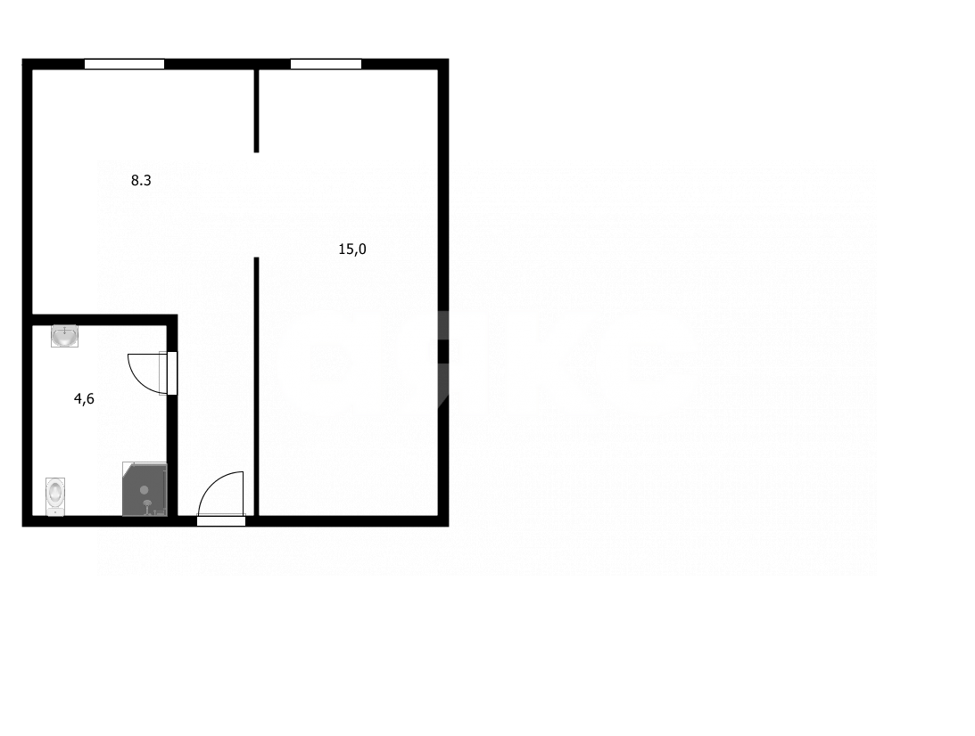 Фото №13: 1-комнатная квартира 27 м² - Анапа, жилой комплекс Горгиппия, ул. Адмирала Пустошкина, 22к6