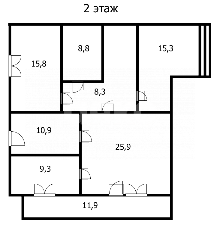 Фото №22: Дом 257 м² + 4 сот. - Супсех, ул. Космонавта Гречко