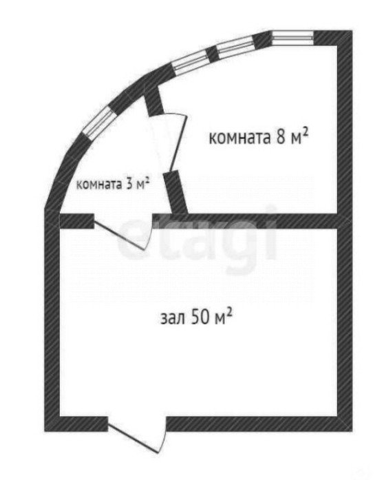 Фото №6: Коммерция 43 м² - Геленджик, жилой комплекс Черноморский-2, ул. Крымская, 22к16