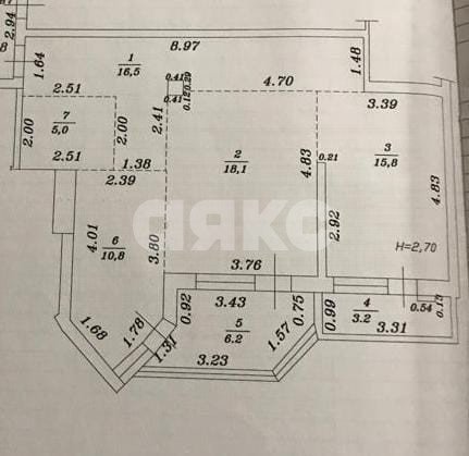 Фото №18: 2-комнатная квартира 75 м² - Анапа, пр-кт Пионерский, 255/2