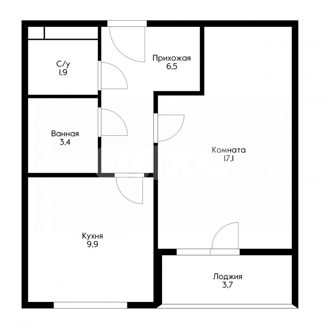 Фото №1: 1-комнатная квартира 40 м² - Развилка, жилой комплекс Римский, пр-д Римский, 13