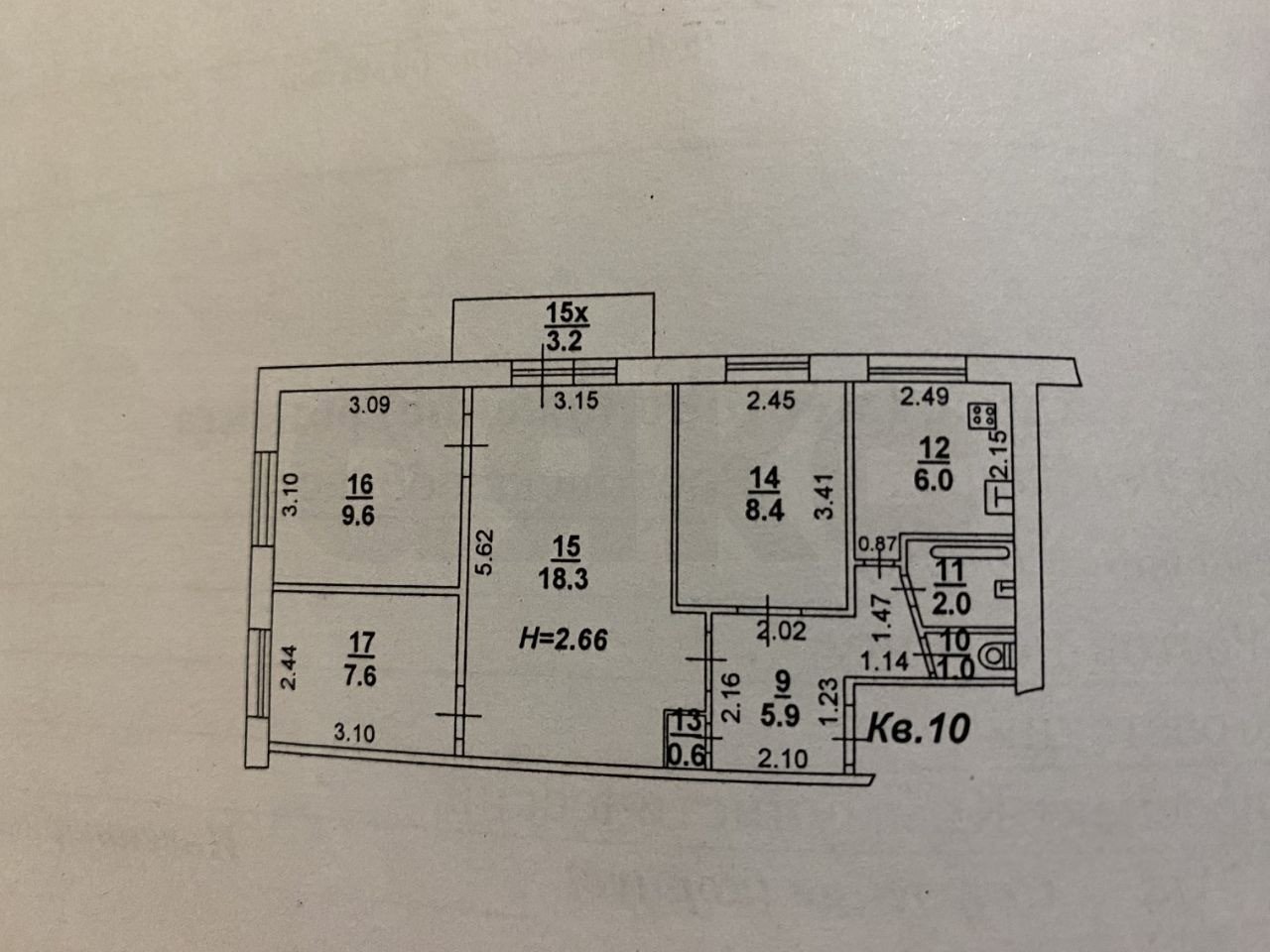 Фото №10: 4-комнатная квартира 60 м² - Ростов-на-Дону, Западный, пр-кт Коммунистический, 21/4