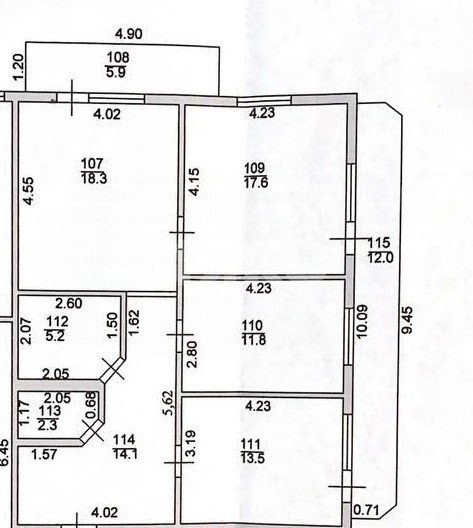 Фото №17: 3-комнатная квартира 100&nbsp;м², 4/4&nbsp;эт. - Геленджик, мкр. Магилат, ул. Васнецова, 5
