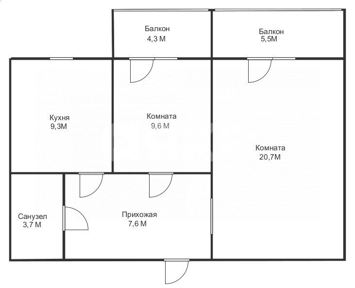 Фото №10: 2-комнатная квартира 61 м² - Геленджик, 5-й, пер. Сосновый, 3