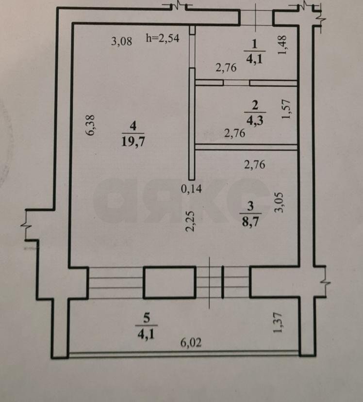 Фото №10: 1-комнатная квартира 40 м² - Чита, Ингодинский, ул. Гагарина, 8В