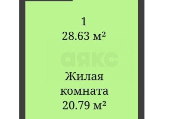 Фото №5: Студия 28 м² - Ростов-на-Дону, мкр. Берберовка, ул. Горсоветская, 77