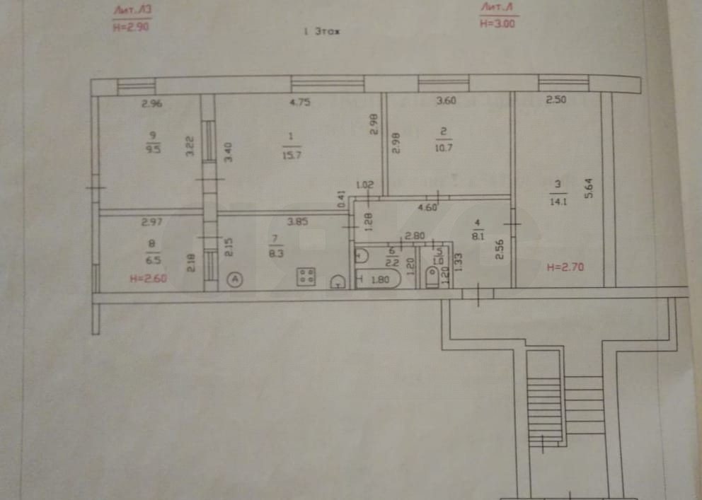 Фото №28: 5+-комнатная квартира 63 м² - Горячий Ключ, жилой комплекс Дубрава, ул. Ярославского, 117/7