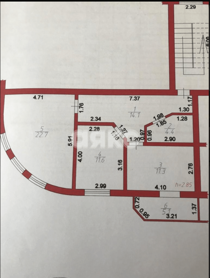 Фото №8: 2-комнатная квартира 69&nbsp;м², 2/4&nbsp;эт. - Горячий Ключ, мкр. Администрация, ул. Кириченко, 3Б