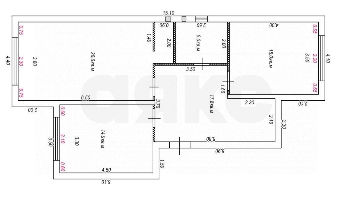 Фото №11: Дом 80 м² + 3.33 сот. - Горячий Ключ, Администрация, ул. Комсомольская