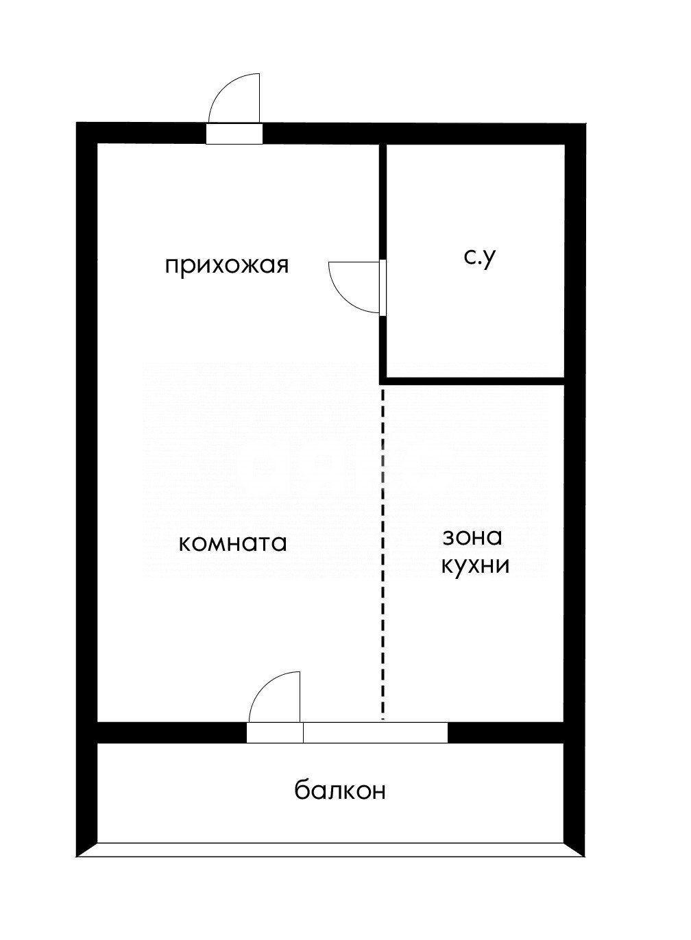 Фото №6: 1-комнатная квартира 40 м² - Орёл-Изумруд, Адлерский, ул. Петрозаводская, 26А/1