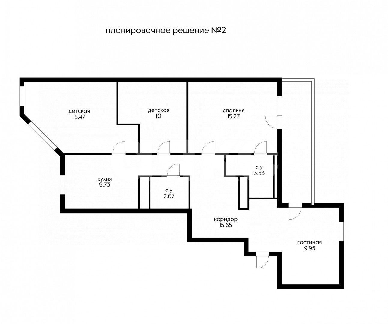 Фото №19: 3-комнатная квартира 84 м² - Раздольное, квартал Фруктовый, ул. Тепличная, 65к3