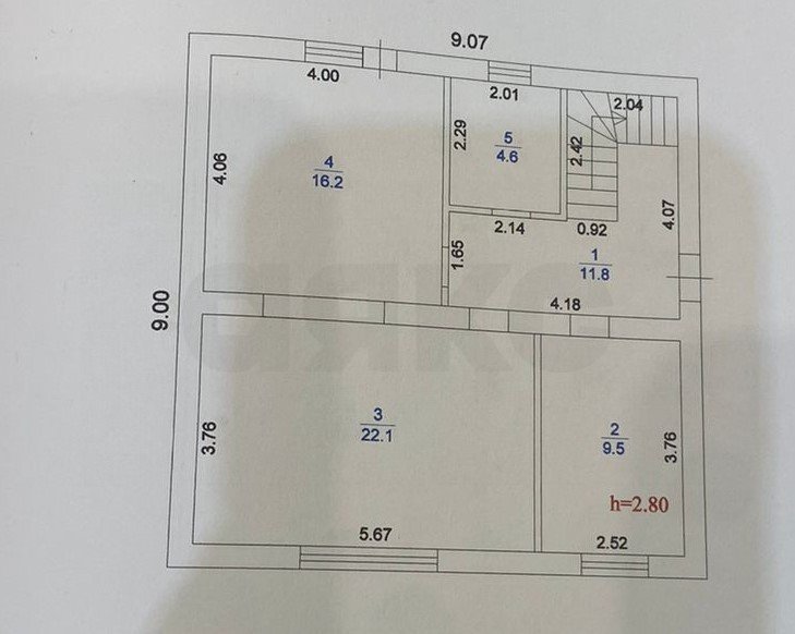 Фото №7: Дом 124 м² + 4.5 сот. - Горячий Ключ, Развилка, ул. Восточная