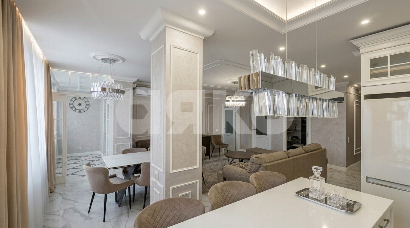 Фото №4: 3-комнатная квартира 120&nbsp;м², 1/12&nbsp;эт. - Батайск, мкр. Северная Звезда, ул. Северная Звезда, 10к1