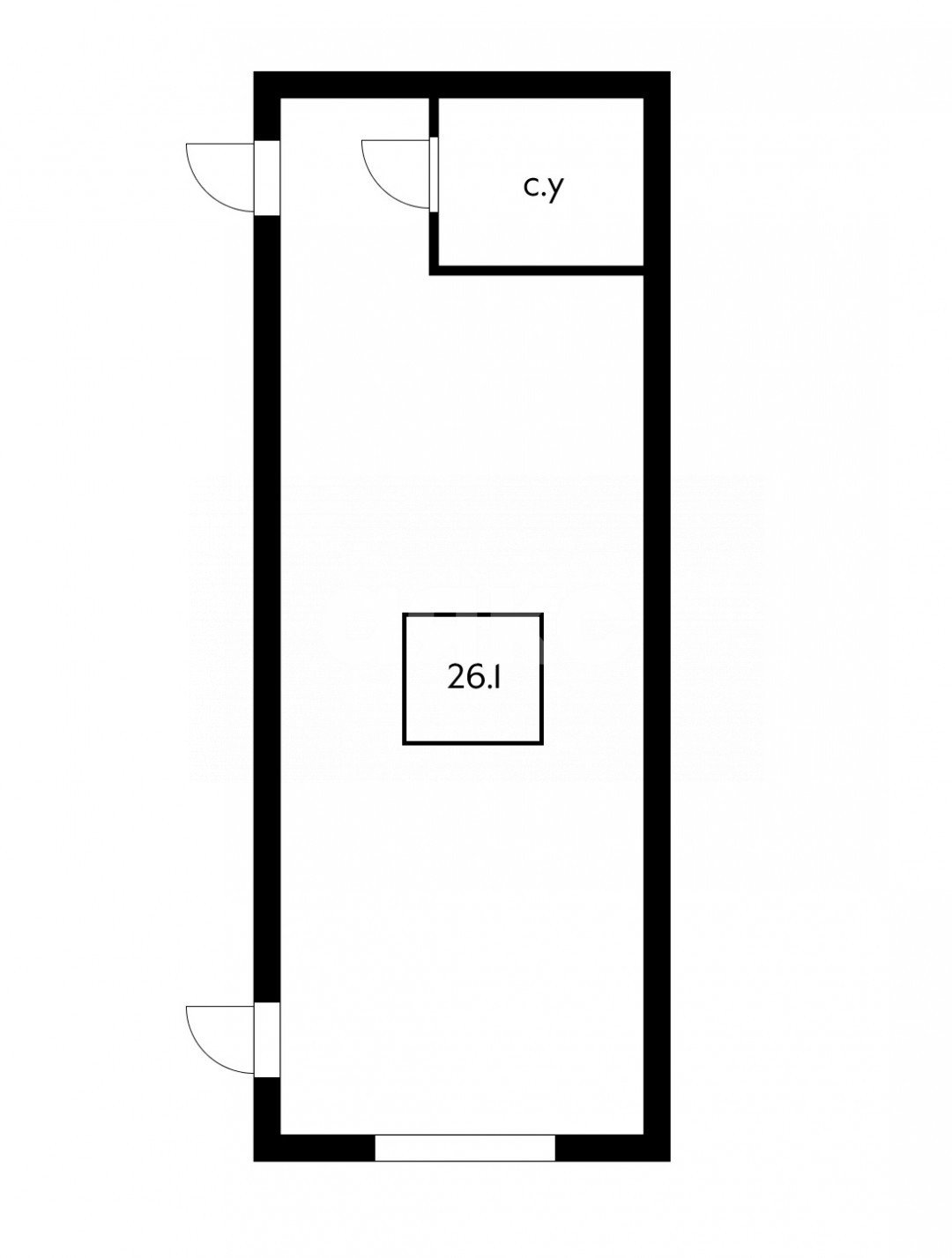 Фото №3: Коммерция 26 м² - Сочи, Мамайка, ул. Виноградная, 195/1