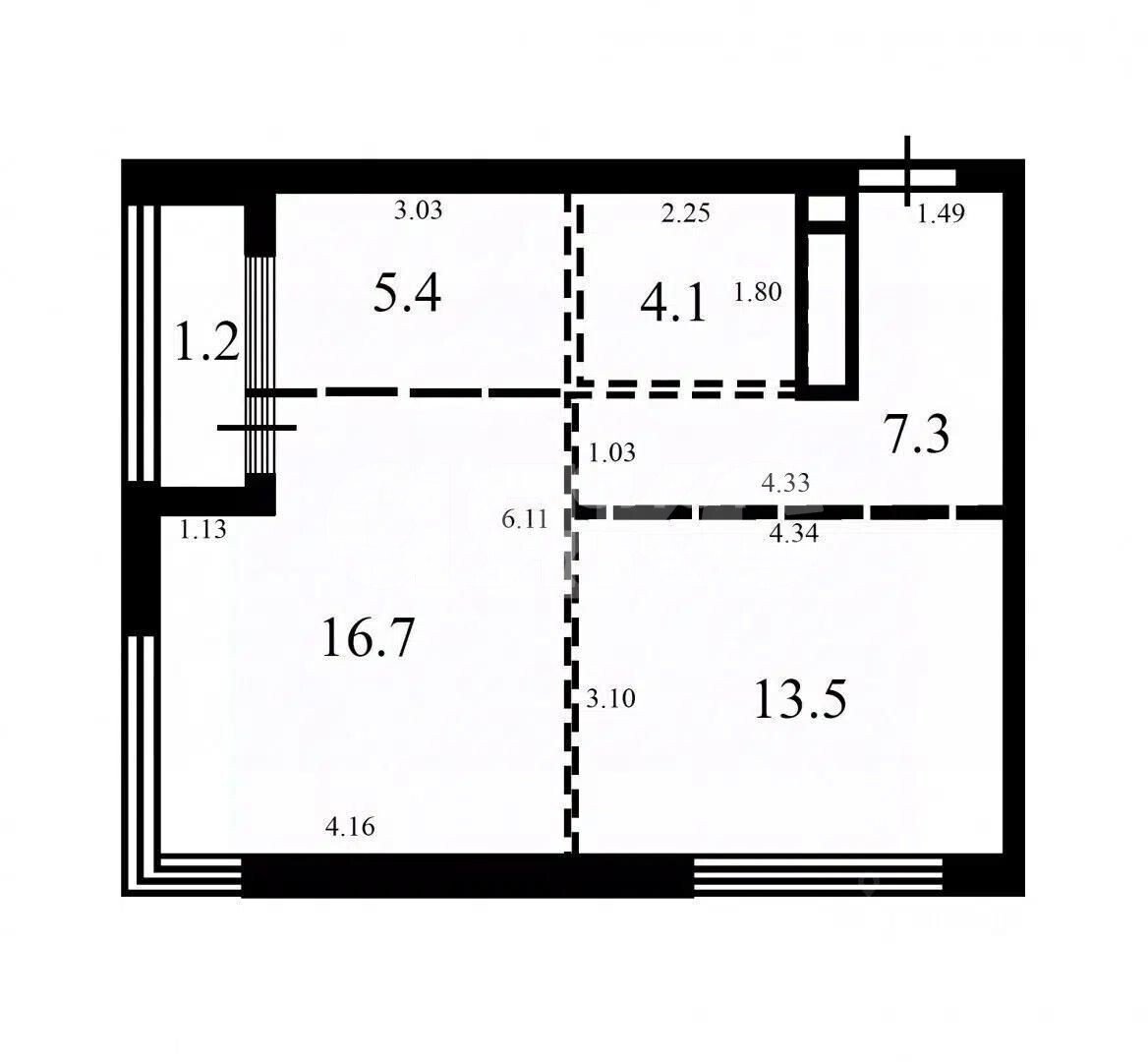 Фото №8: 2-комнатная квартира 50&nbsp;м², 4/22&nbsp;эт. - Москва, ул. 3-я Хорошёвская, 17А