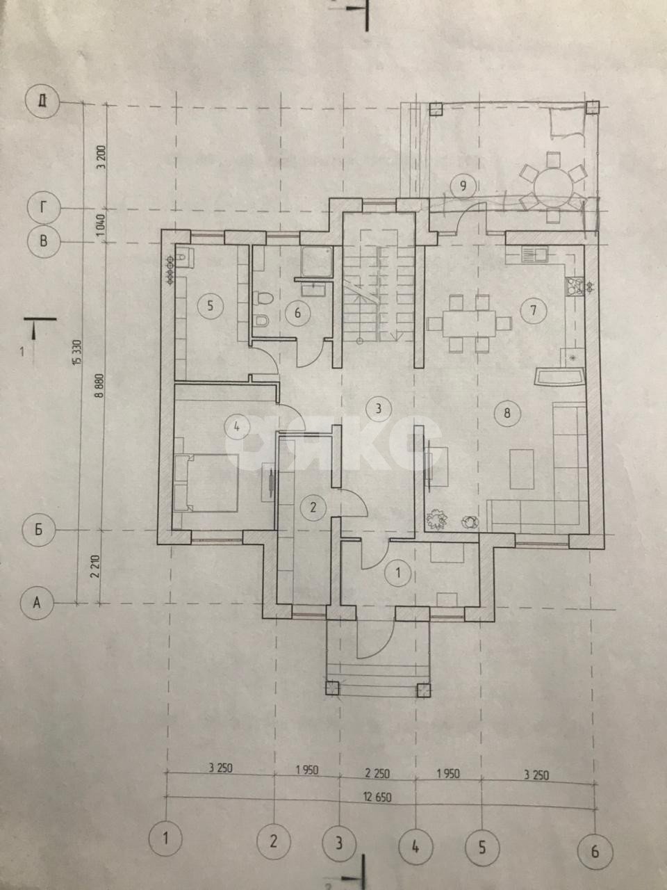 Фото №3: Дом 280 м² + 7 сот. - Камышеваха, коттеджный  Изумрудный, пер. Азуритовый