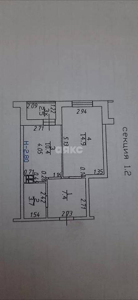 Фото №5: 1-комнатная квартира 36 м² - Ростов-на-Дону, жилой комплекс Новый Горизонт, ул. Тибетская, 1Вс3