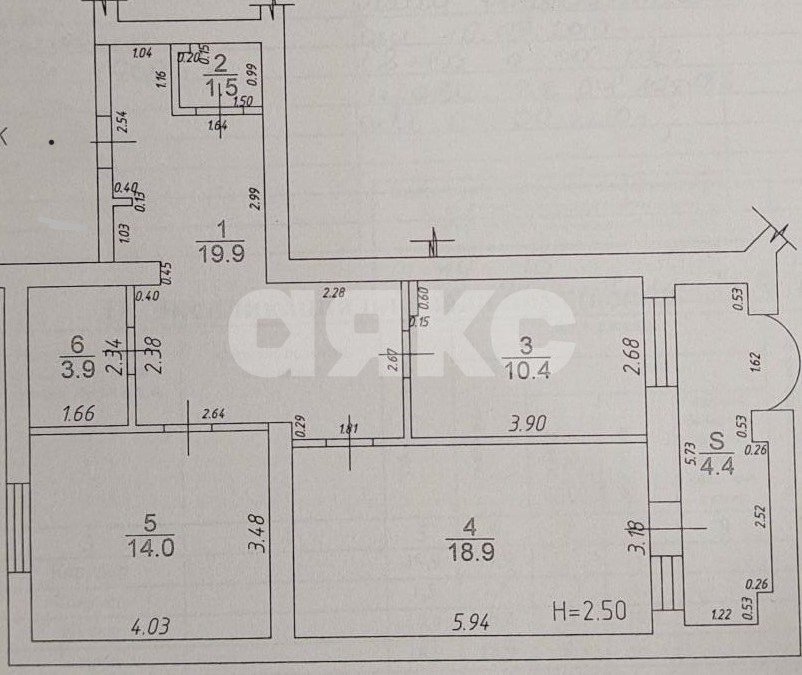 Фото №11: 2-комнатная квартира 73 м² - Анапа, 3А, б-р Евскина, 5к2