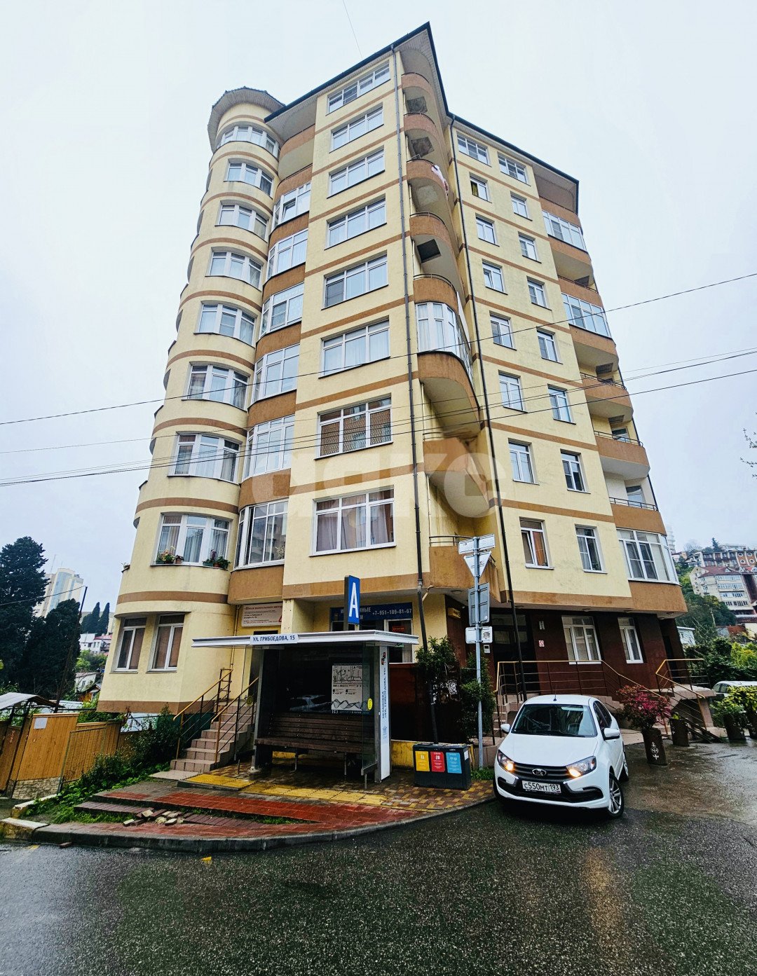 Фото №23: 1-комнатная квартира 46&nbsp;м², 5/9&nbsp;эт. - Сочи, Хостинский, мкр. Светлана, ул. Грибоедова, 10Б