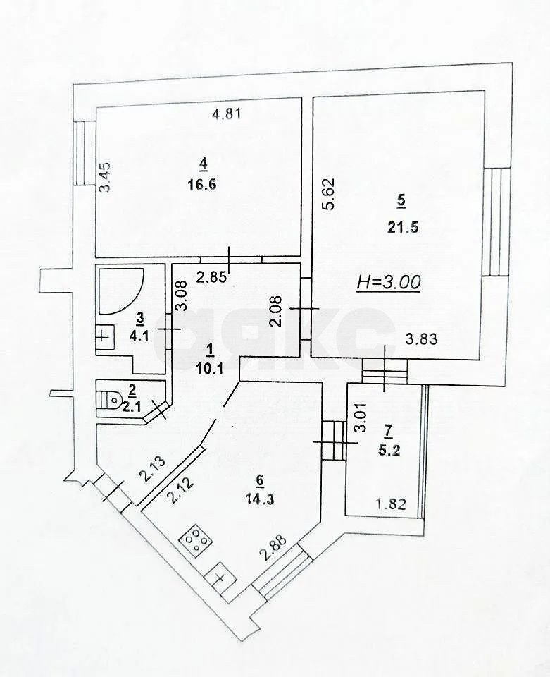 Фото №18: 2-комнатная квартира 74 м² - Ростов-на-Дону, 16-й, ул. 2-я Краснодарская, 135