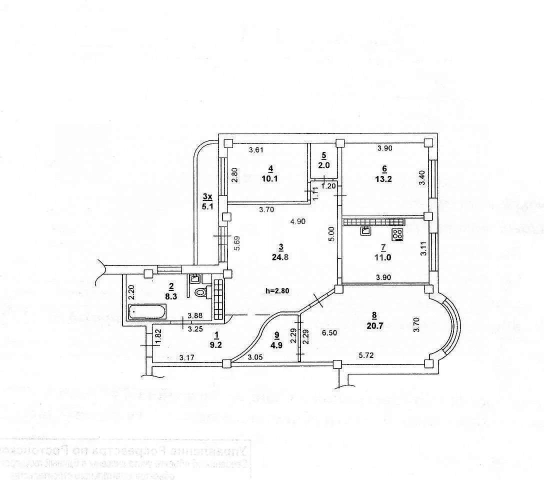 Фото №11: 4-комнатная квартира 105 м² - Ростов-на-Дону, Октябрьский, ул. Лермонтовская, 89А