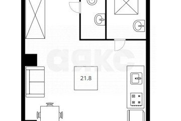 Фото №1: Студия 23 м² - Сочи, мкр. жилой комплекс Альпика, ул. Альпийская, 27