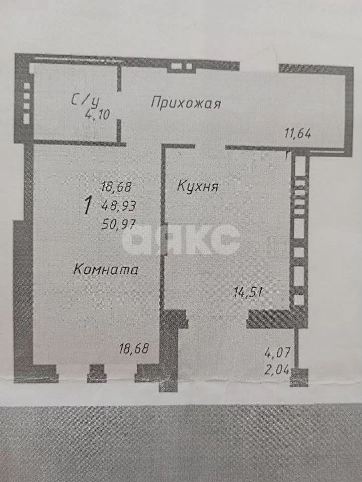 Фото №17: 1-комнатная квартира 51 м² - Ростов-на-Дону, жилой комплекс Измаильский Экоквартал, пер. Измаильский, 39А