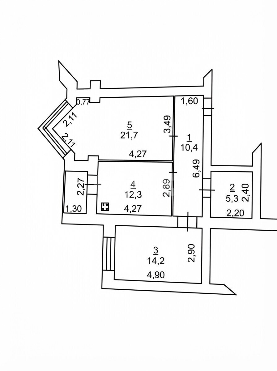 Фото №11: 2-комнатная квартира 66&nbsp;м², 3/10&nbsp;эт. - Батайск, мкр. Северный, ул. Северный Массив, 1