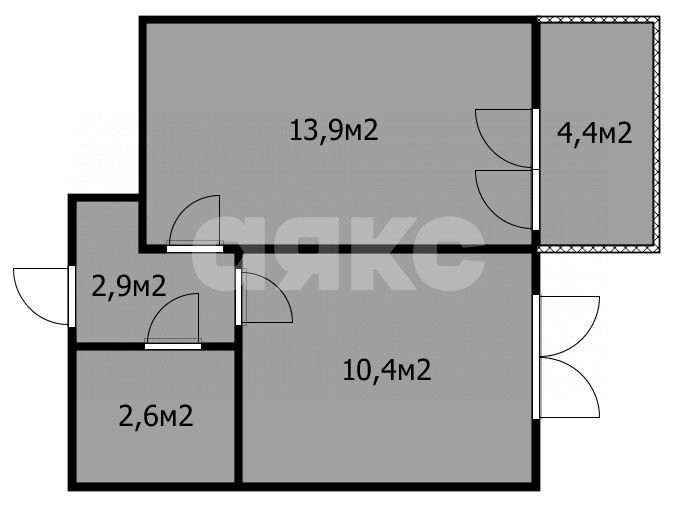 Фото №27: 1-комнатная квартира 34 м² - Сукко, ул. Мирная, 9к3