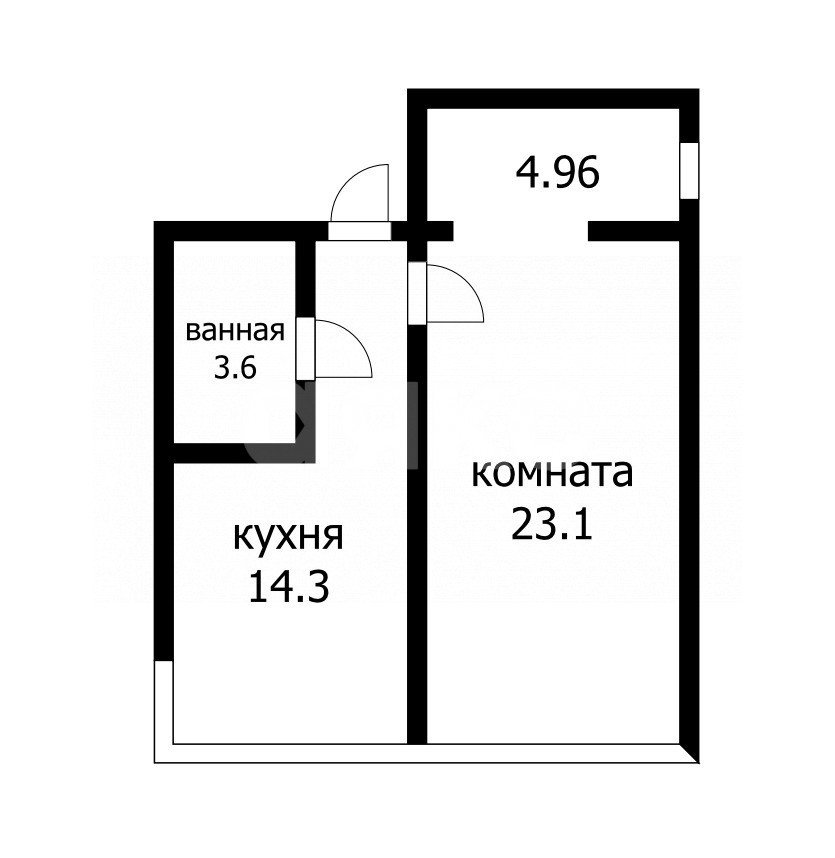 Фото №14: 1-комнатная квартира 47 м² - Сочи, Мамайка, ул. Крымская, 32