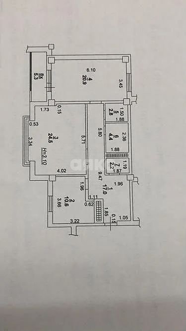 Фото №8: 2-комнатная квартира 85 м² - Ростов-на-Дону, 16-й, ул. 2-я Краснодарская, 135А